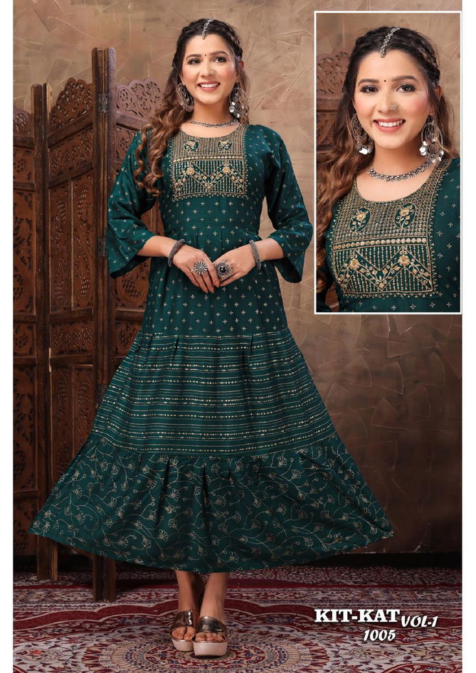 Bq Kit Kat Vol 1001-1010 Anarkali Kurti Catalog